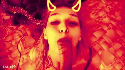 Devilish hottie παίρνει πατήσαμε πραγματικά καλά και παίρνει σπέρμα στον κώλο της